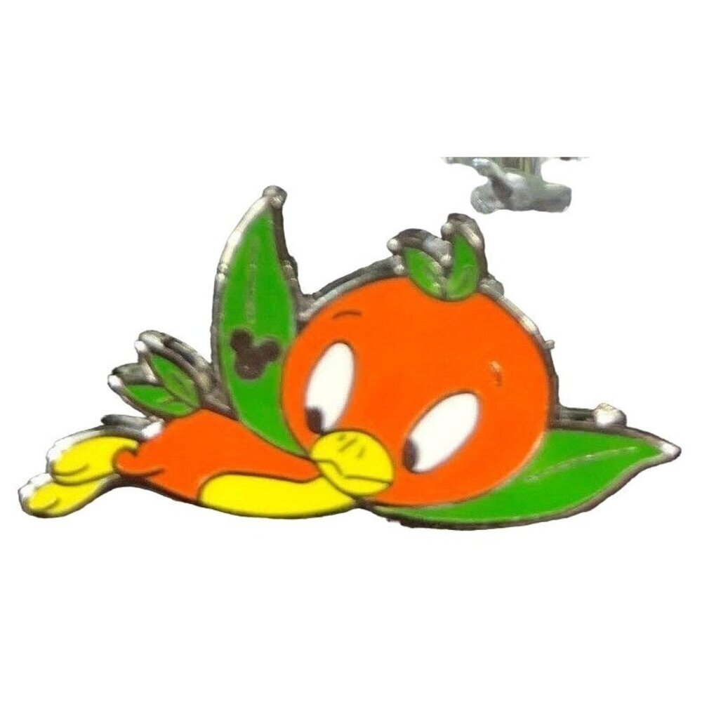 Disney Orange Juice Bird Trading Pin Hidden Mickey Epcot Mascot Flying Brooch
